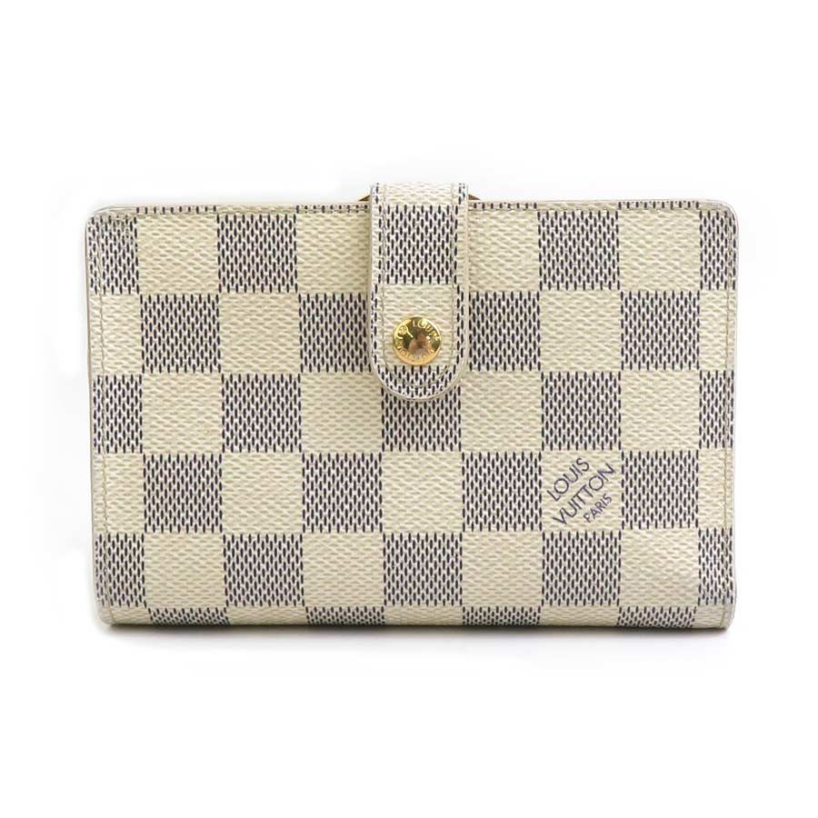 ルイ ヴィトン LOUIS VUITTON 二つ折り財布 ダミエアズール ポルトフォイユ ヴィエノワ N61676