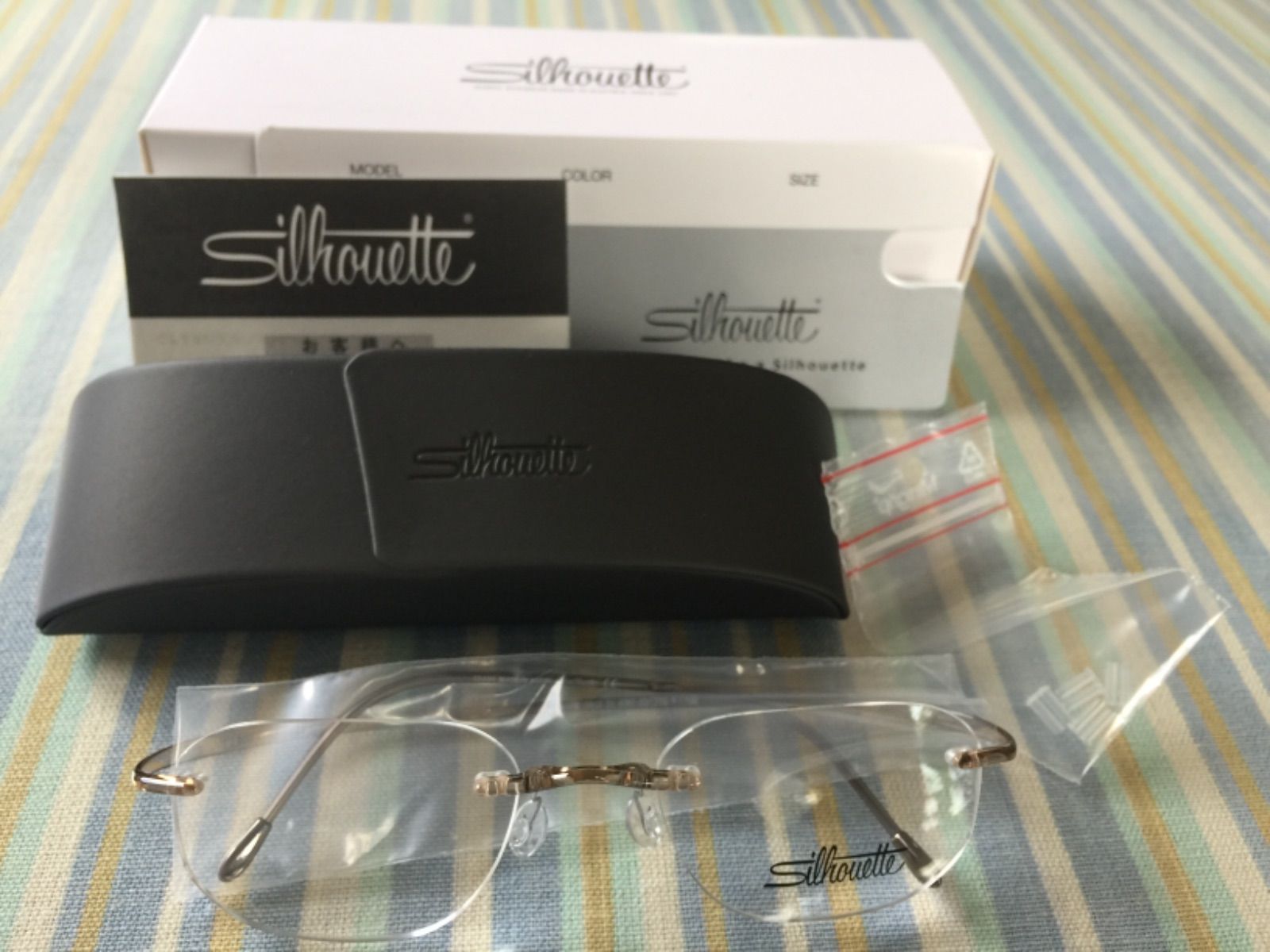 正規取扱店 オーストリア製 シルエット Silhouette 縁なし メガネ 眼鏡