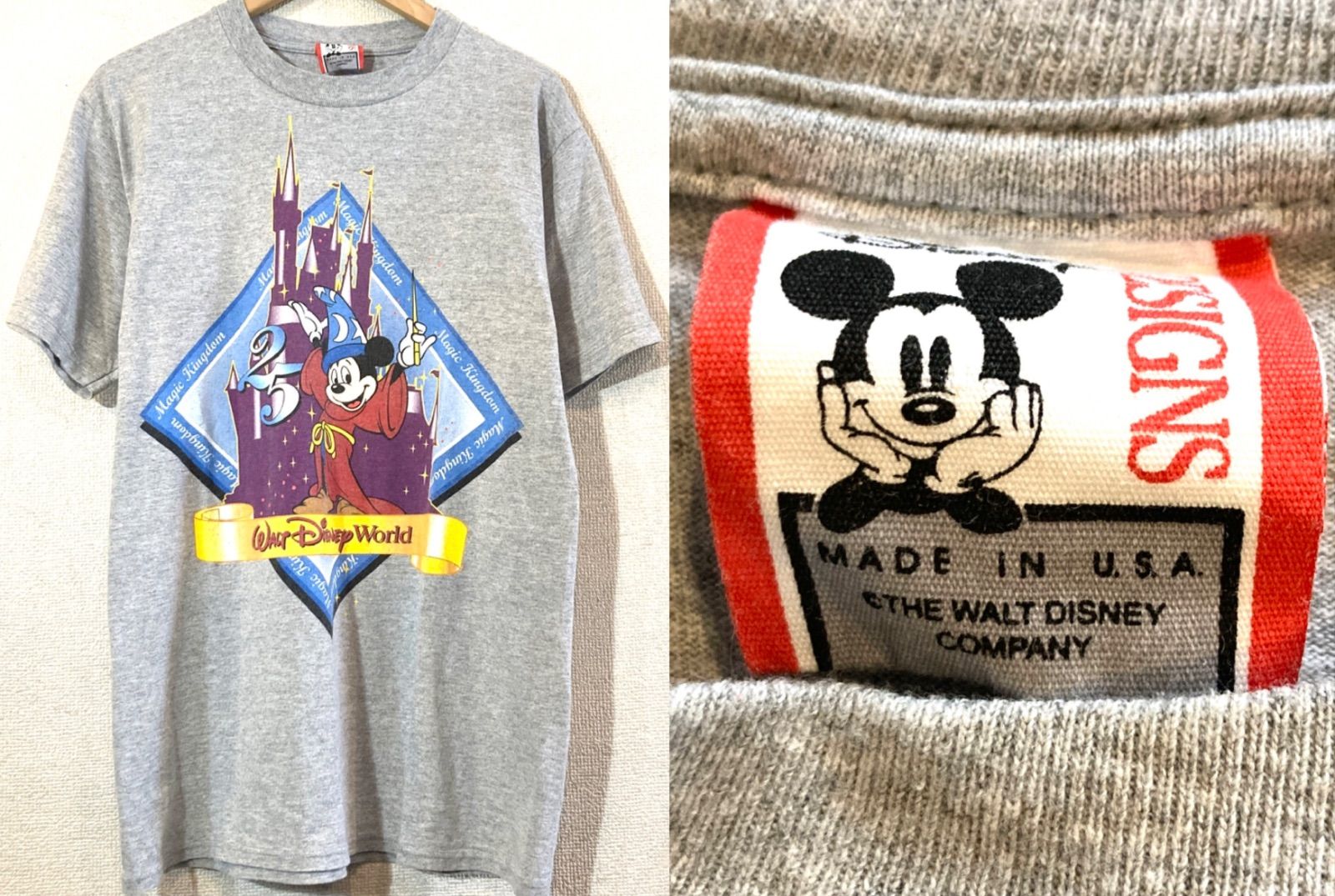 WALT DISNEY WORLD☆25th ANNIVERSARY☆90'sVINTAGE☆Tシャツ WALT DISNEY WORLD☆25th ANNIVERSARY☆90'sVINTAGE☆Tシャツ