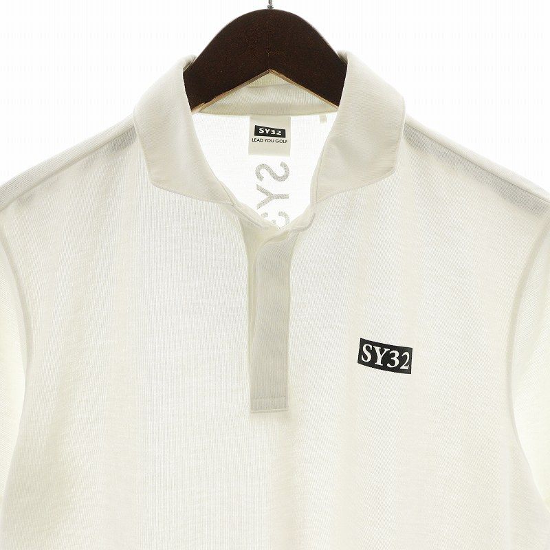 SY32 BY SWEETYEARS ポロシャツ M ホワイト BASIC POLO | ALL ITEMS | 【公式】SY32 by SWEET YEARS ONLINE