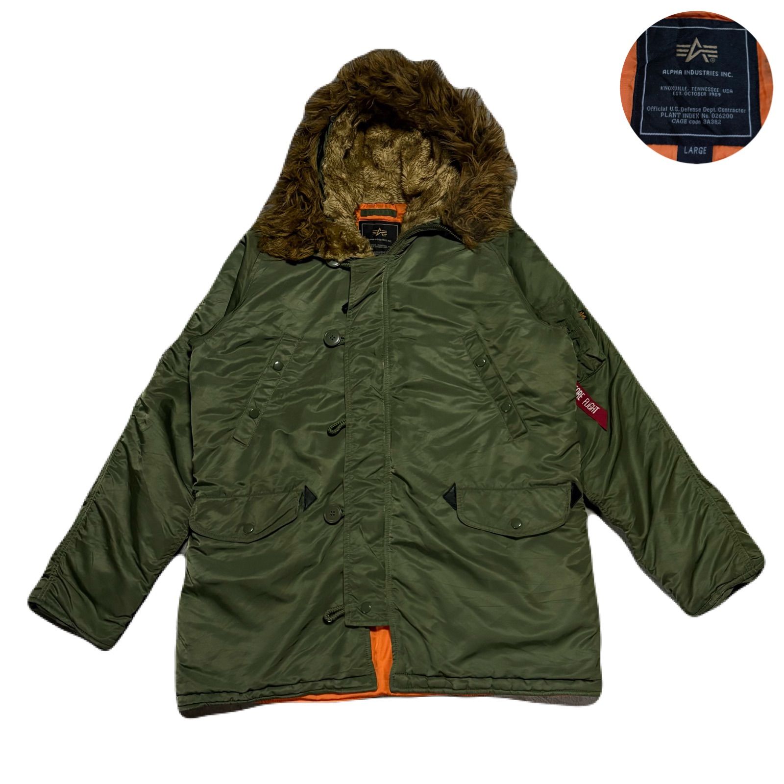 ALPHA INDUSTRIES(アルファインダストリーズ) / N-3B PARKA フライト