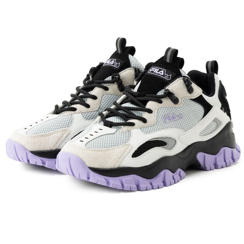 在庫限り【outlet / 処分特価品】5RM02593110 RAY TRACER TR 2(レイトレイサーTR2) Blanc de Blanc/Glacier Gray/Purple Rose【FILA フィラ カジュアル ストリート 厚底】