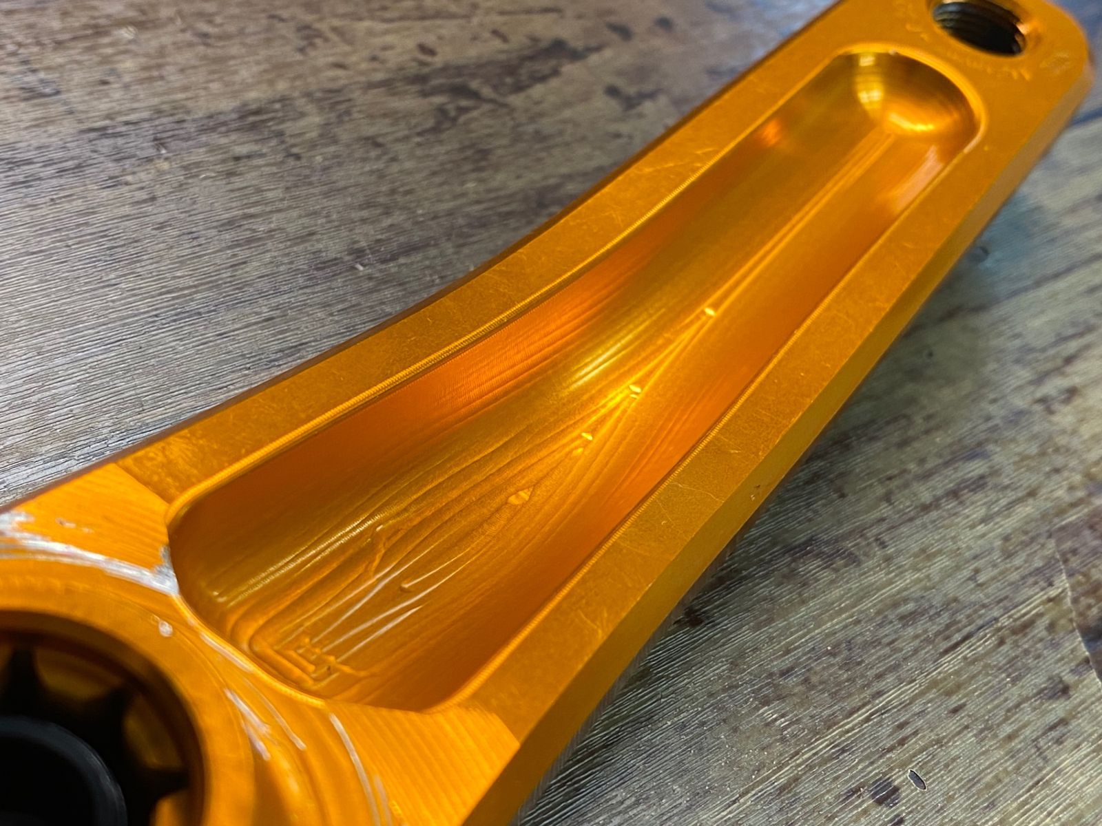 JE655 ホープ HOPE E-BIKE用クランク ゴールド 165mm BOSH製アシストユニット対応 LAWEED_CL