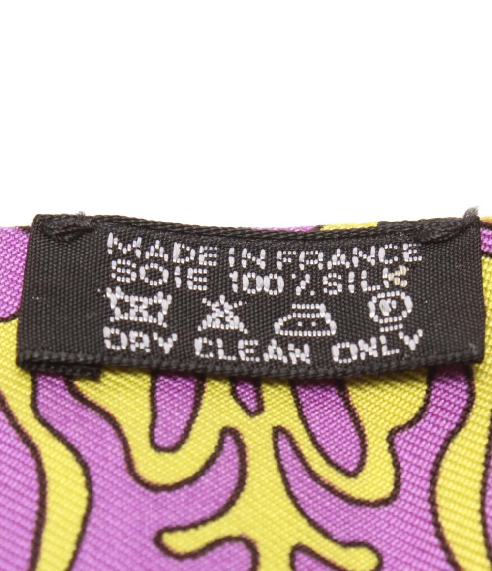 【美品】HERMES エルメス ツイリー スカーフ シルク パナマのクナ族 美品】HERMES エルメス ツイリー スカーフ シルク パナマのクナ