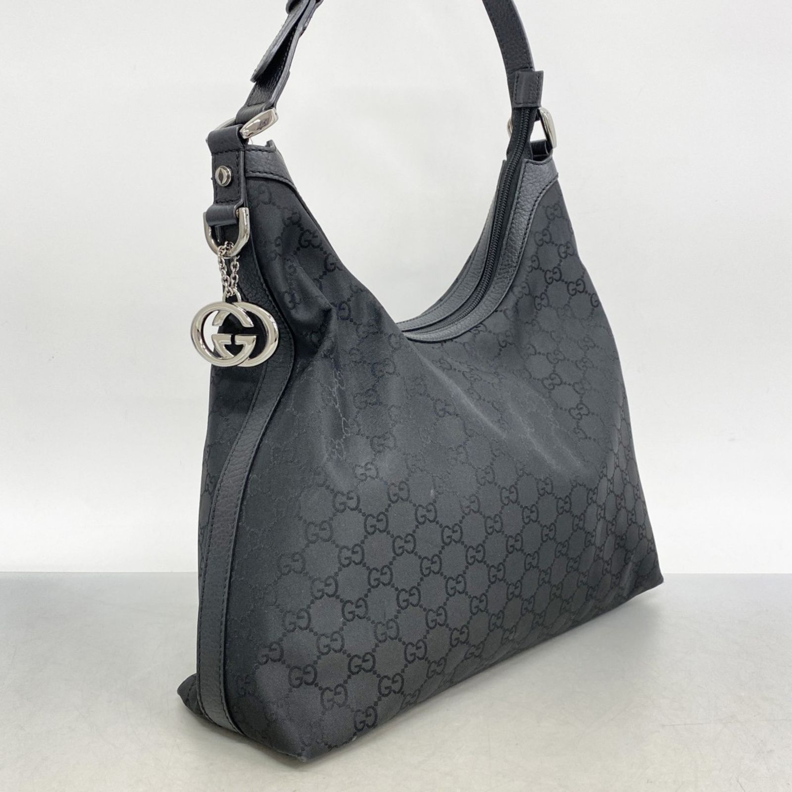 グッチ Gucci グッチ ショルダーバッグ GGナイロン 339553 ナイロン ブラック レディース