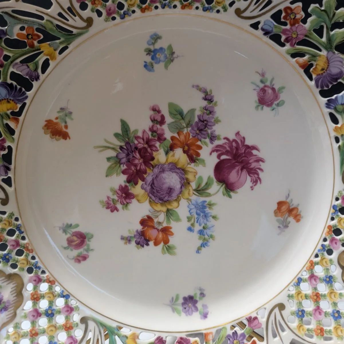 シューマン ババリア 26㎝ ★オープンワーク メッシュ 金彩エッジ １級品 シューマン ババリア 26㎝ ☆ 金彩エッジ オープンワーク