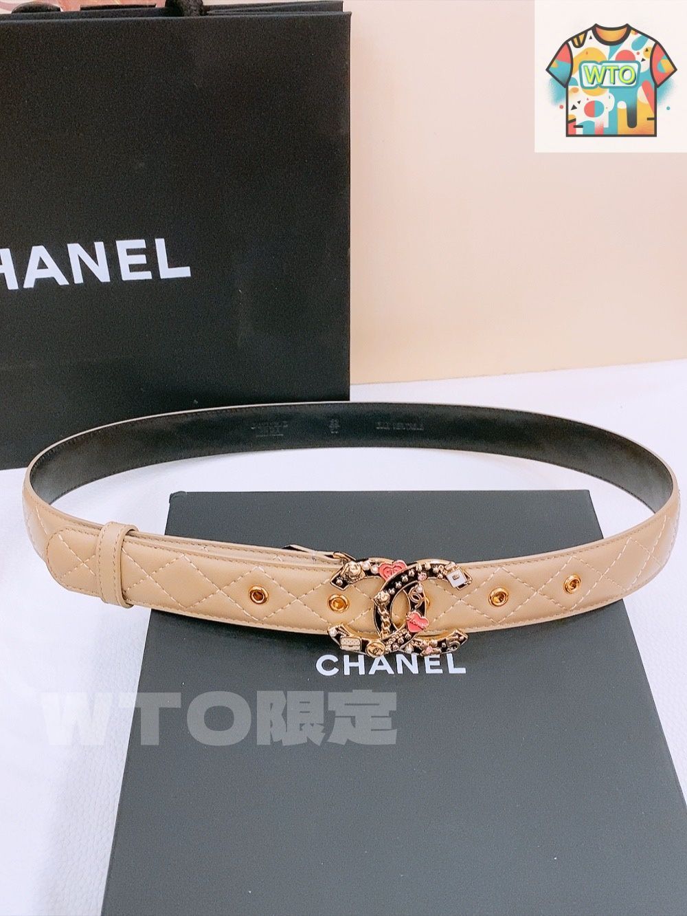 今日WTO】Chanel シャネル 新款 レディースベルト-LW68 - メルカリ