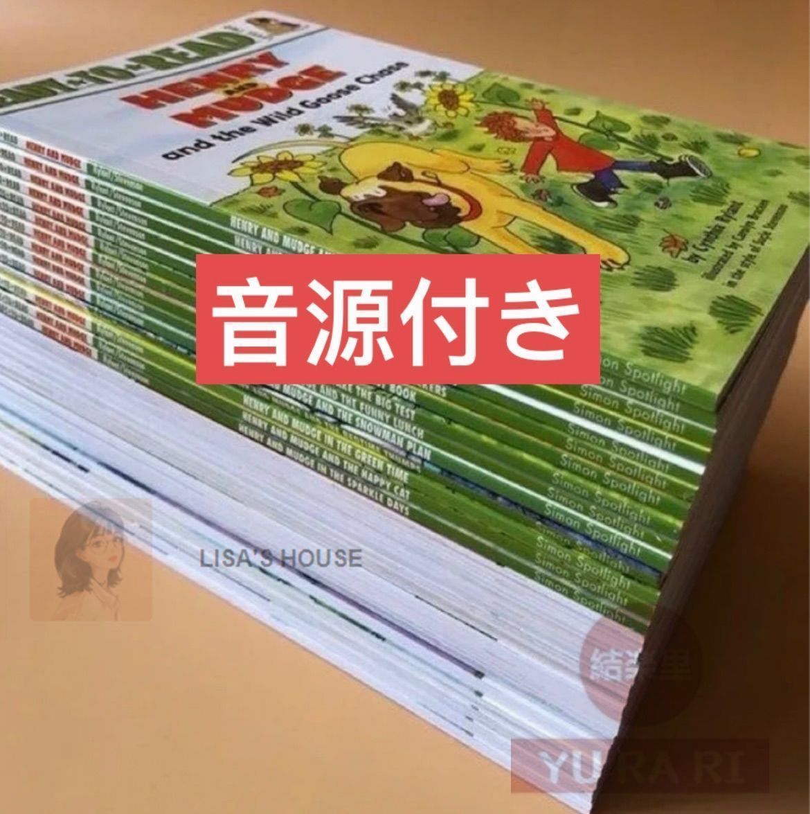 【新品未使用】28册　Henry and Mudge 英語　洋書　絵本マイヤーペン対応#602