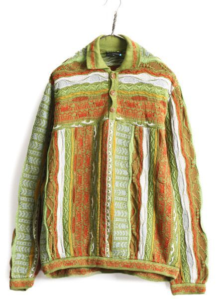 90年代 オーストラリア製 COOGI クージー 3Dニット 素早く セーター 