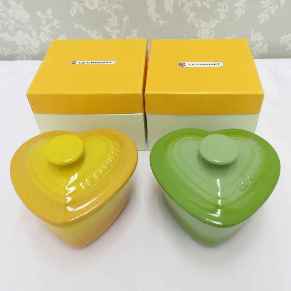 LE CREUSET 青臭い ル・クルーゼ 新品未使用 食器 ピンク ハート型