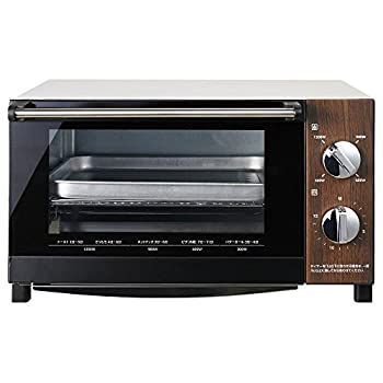 【中古】 ピエリア ビッグオーブントースター 火力4段階切替 1200W 4枚焼き 木目(ダークウッド)&ホワイトDOT-1402 DWH 中古】ピエリア ビッグオーブントースター 火力4段階切替 1200W 4枚