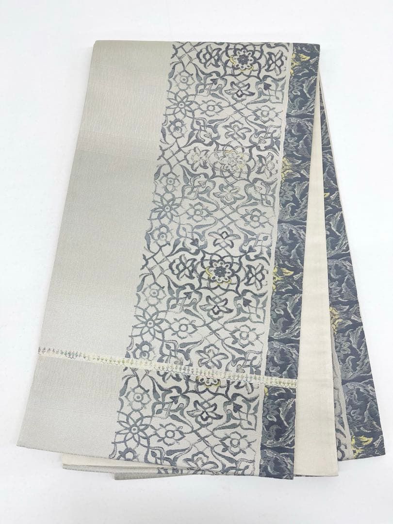 袋帯 金糸 銀糸 正絹 六通 ガード加工済 - メルカリ