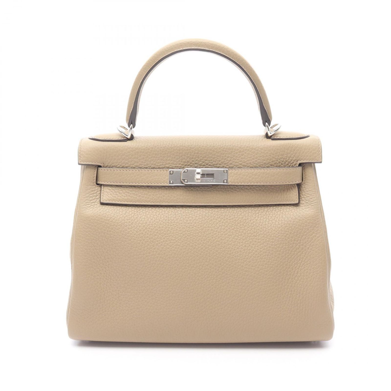 エルメス HERMES ハンドバッグ ケリー28 ベージュマルファ