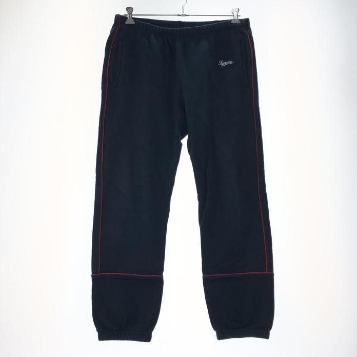Supreme 18SS Piping Sweatpant M ネイビー シュプリーム 10