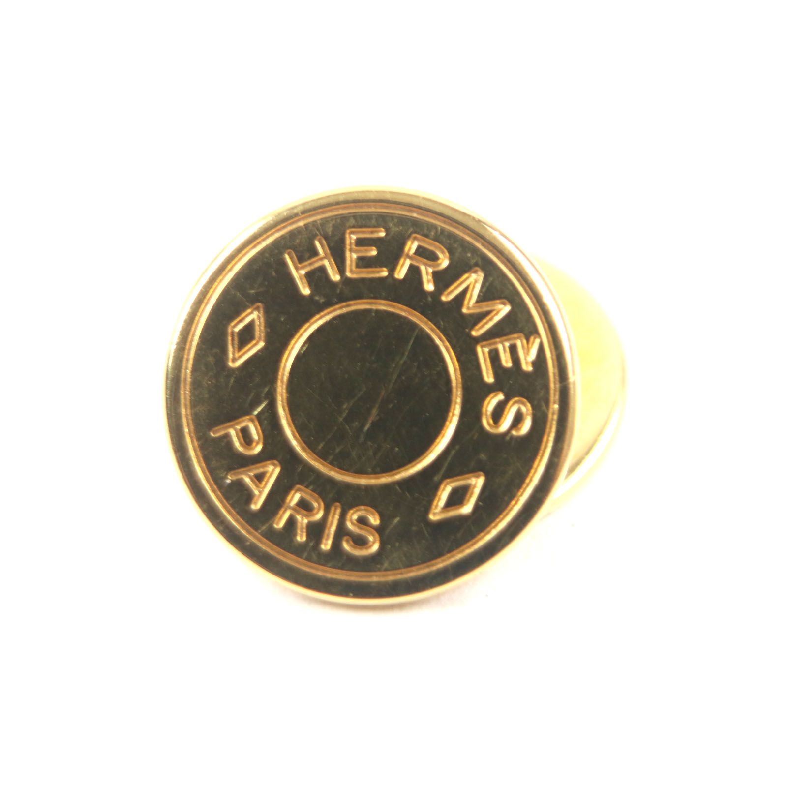 【極美品】エルメス カフスリンクス セリエ ゴールド金具 HERMES エルメス カフスリンクス カフスボタン セリエ ゴールド金具