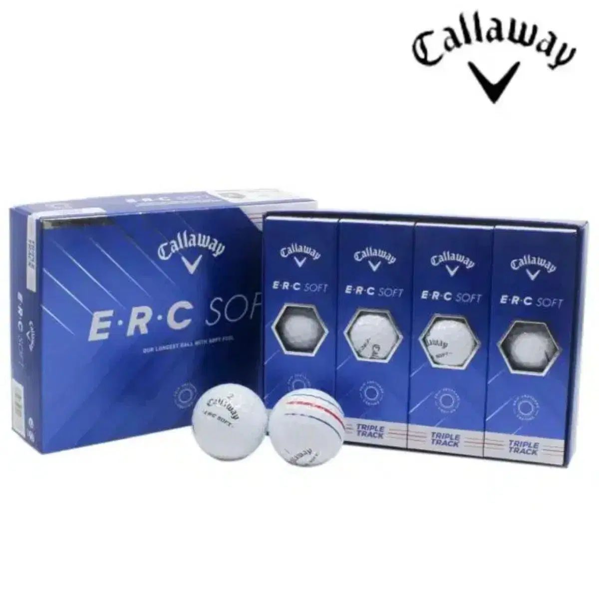 未使用！Callaway ERC ソフトトリプルトラック Amazon.co.jp: キャロウェイ ERCソフト ERC SOFT ゴルフボール
