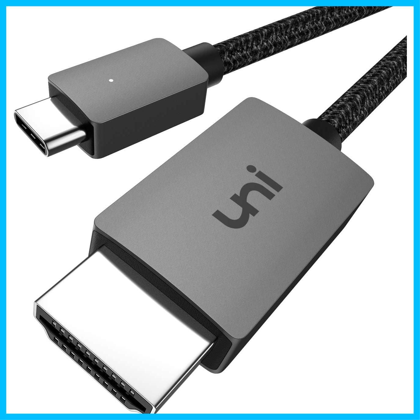 数量限定】USB Type C HDMI 変換ケーブル 1.8M uniAccessories【4K UHD