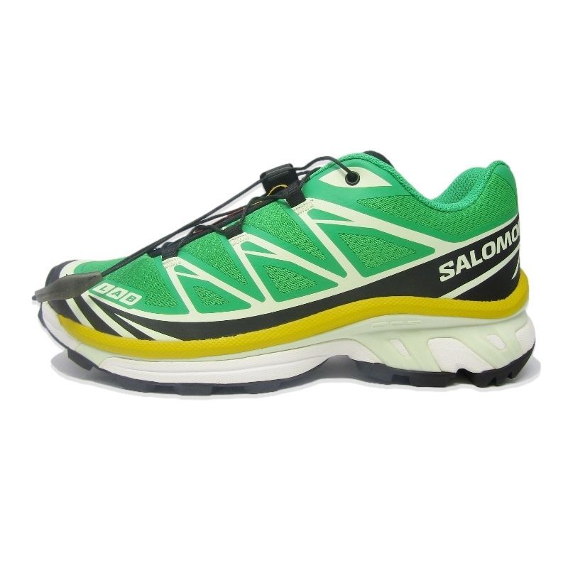 SALOMON サロモン 24cm XT-6 L47583100 スポーツ スタイル シューズ ローカット Bright Green Black Sulphur 18001077