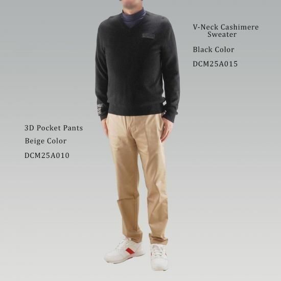 DOCUS ゴルフウェア ドゥーカス カシミアセーター 長袖 おしゃれ かっこいい メンズ DCM25A015 お取り寄せ商品 LLC-HASEGAWATOSO_COM