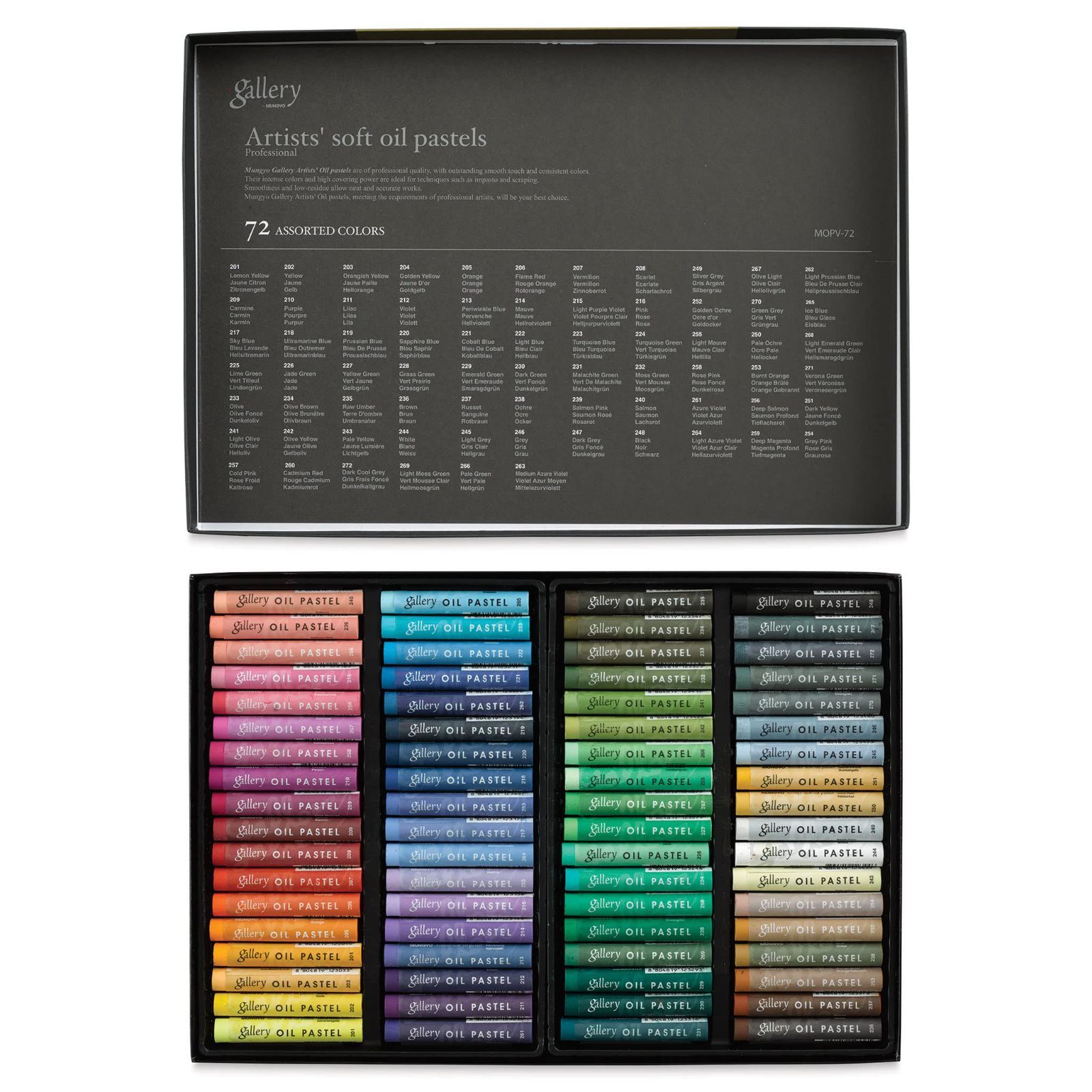 【美品】Gallery オイルパステル 72色セット 木製ケース入り Amazon.co.jp: Mungyo Gallery Soft Oil Pastels Wood Box Set