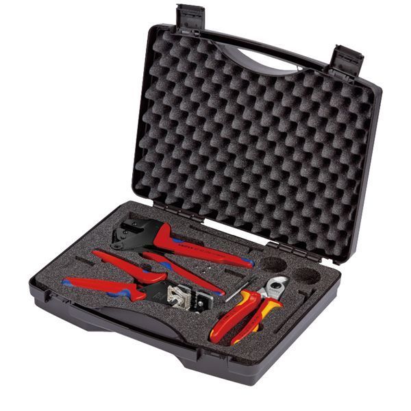 KNIPEX クニペックス 太陽光発電用工具セット サイズW345×H80×D280mm 9791-03