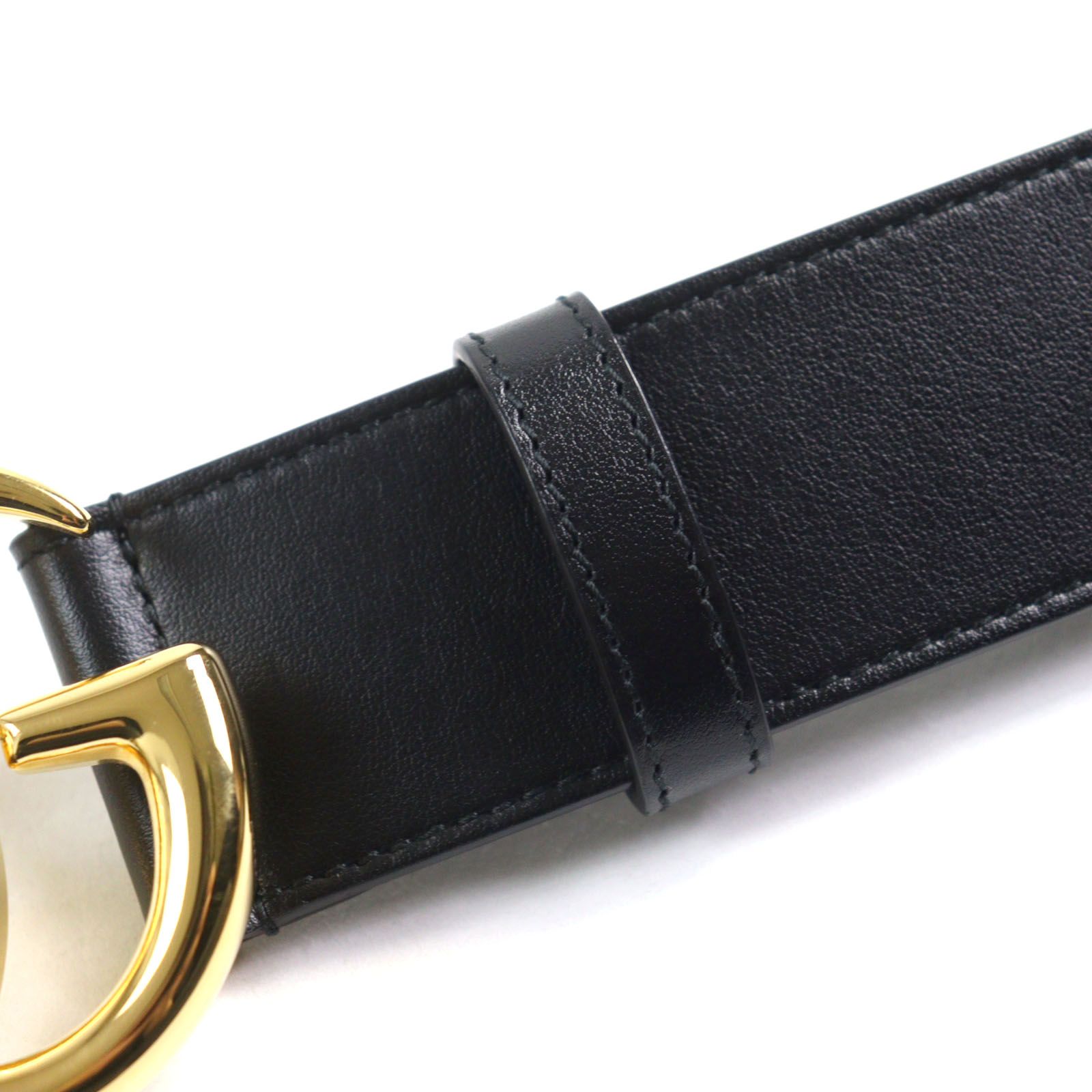 美品○GUCCI グッチ 406831 GGマーモント ダブルGバックル レザー