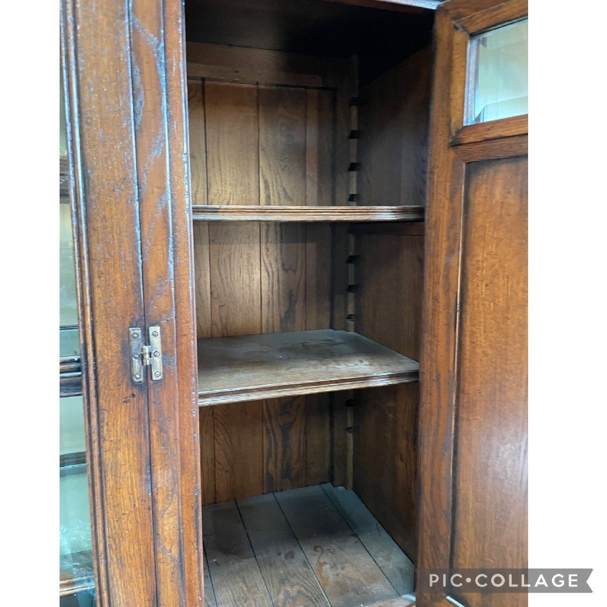 アンティーク飾り棚　店舗用什器　お引き取りもしくは大型メルカリ便 アンティーク飾り棚店舗用什器お引き取りもしくは大型メルカリ便