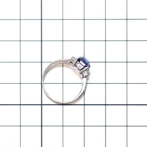 Pt900 サファイア ダイヤモンド リング 2.25ct D0.61ct - メルカリ