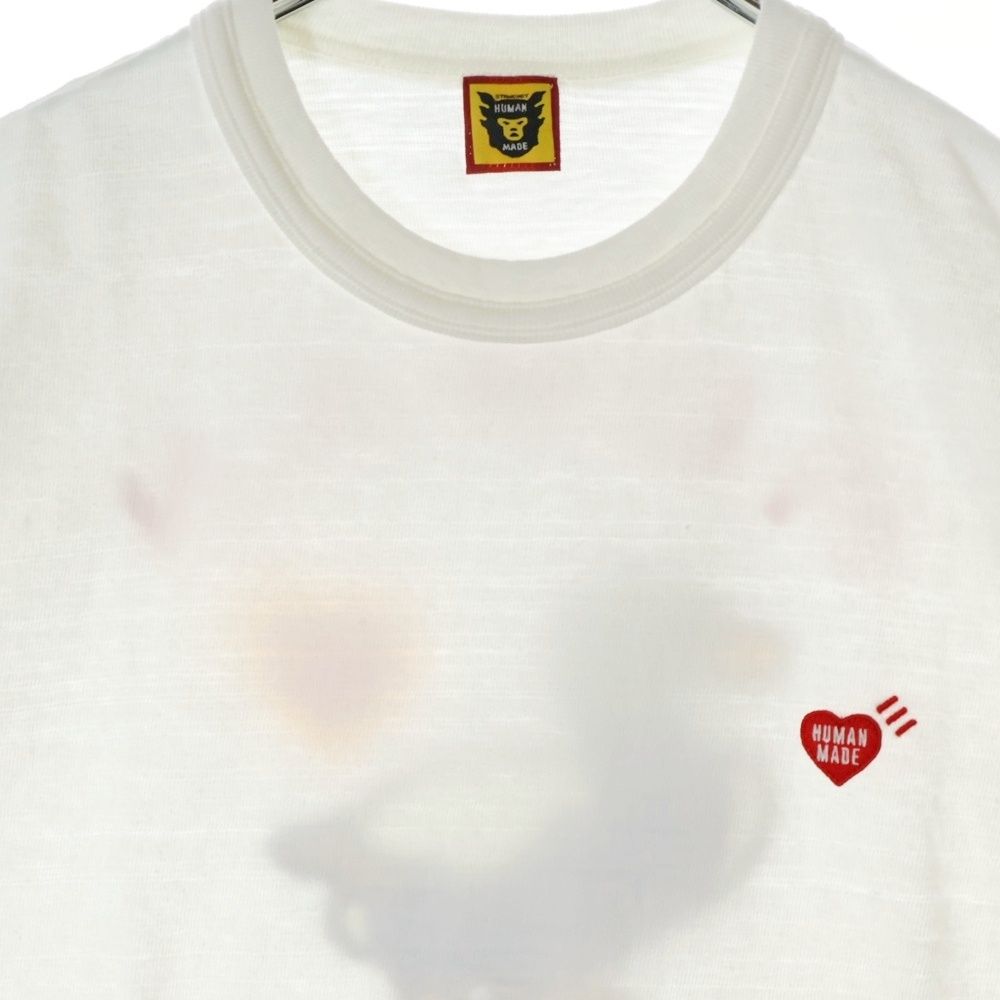 ヒューマンメイド 半袖Tシャツ アヒルグラフィック Lサイズ 日本製 HUMAN MADE×MINOR FIGURES GRAPHIC T-SHIRTプリントTシャツ