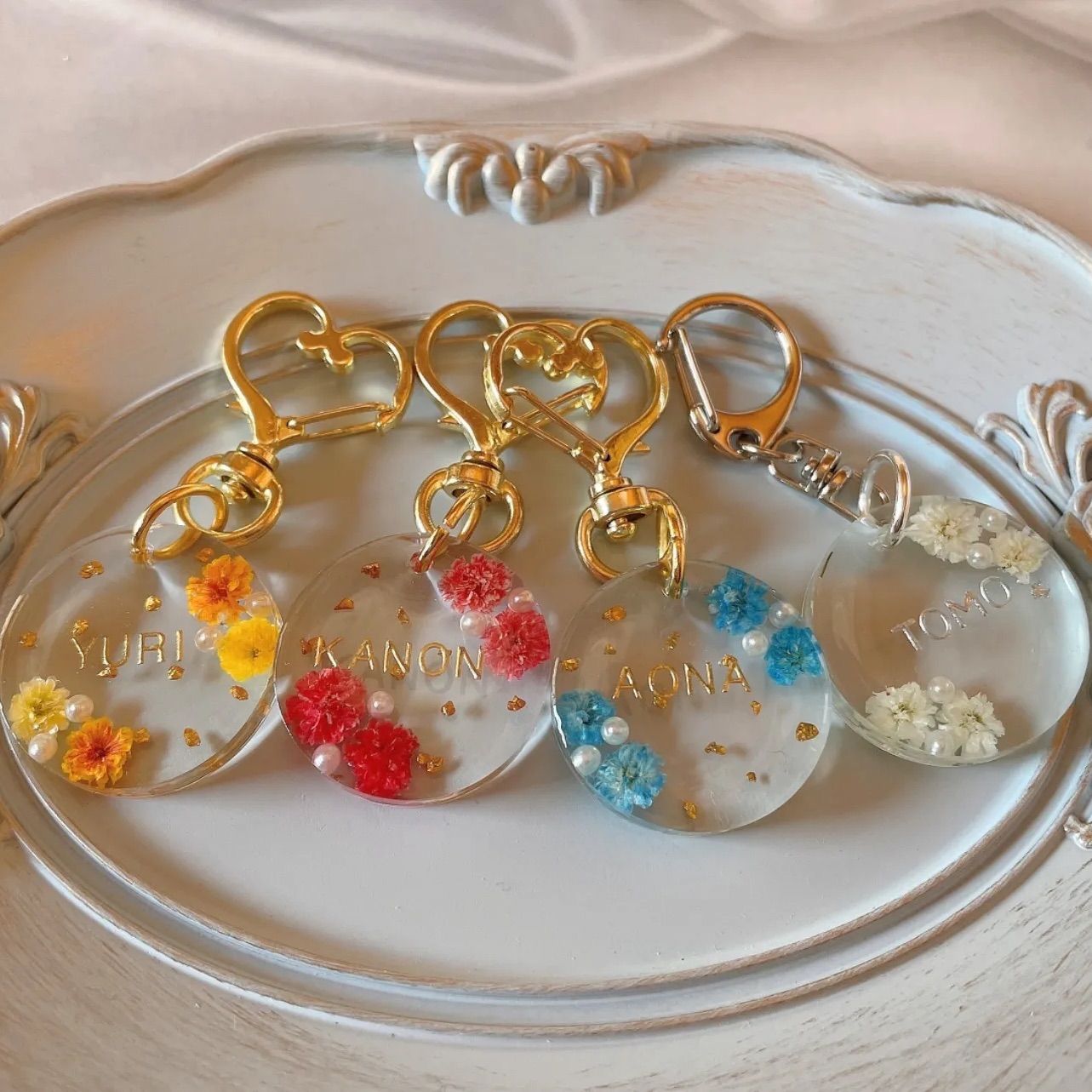 10％OFF】 ♡ツヤツヤたまごキーホルダー♡レジン ハンドメイド 