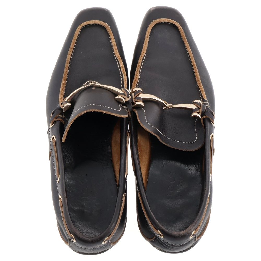 GUCCI (グッチ) ホースビットレザーローファー ローカット