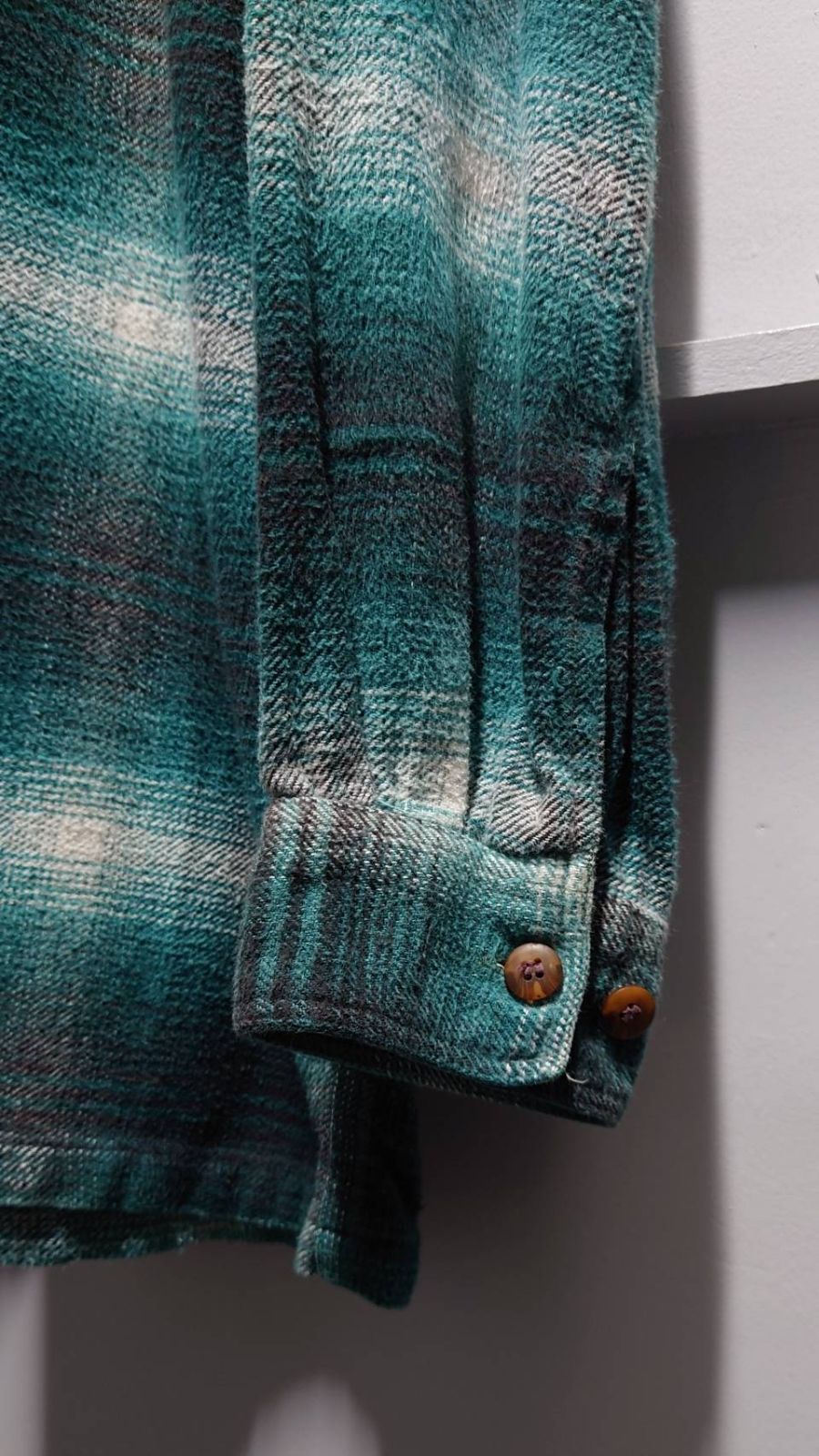 90's Weekends “Heavy Flannel” オンブレチェック ワークシャツ