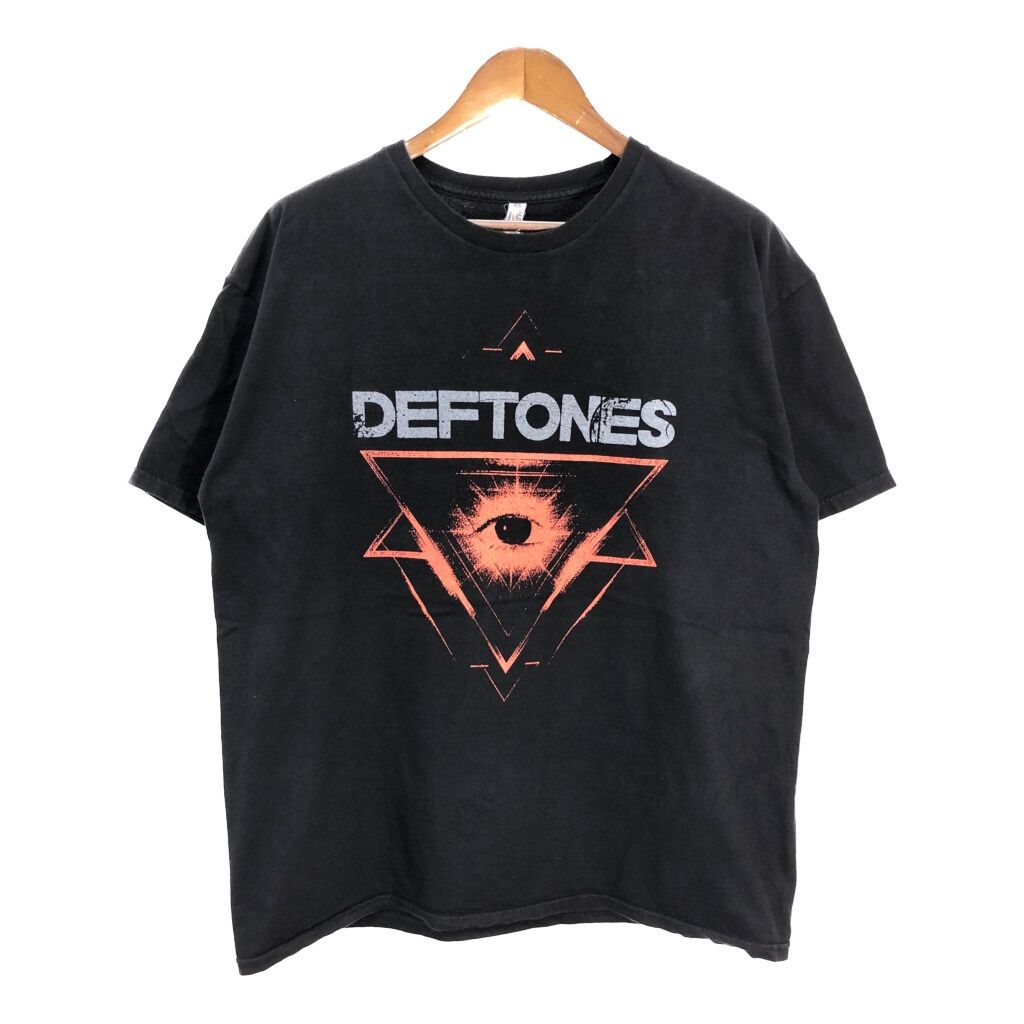 DEFTONES デフトーンズ 半袖Tシャツ バンド ブラック (メンズ XL