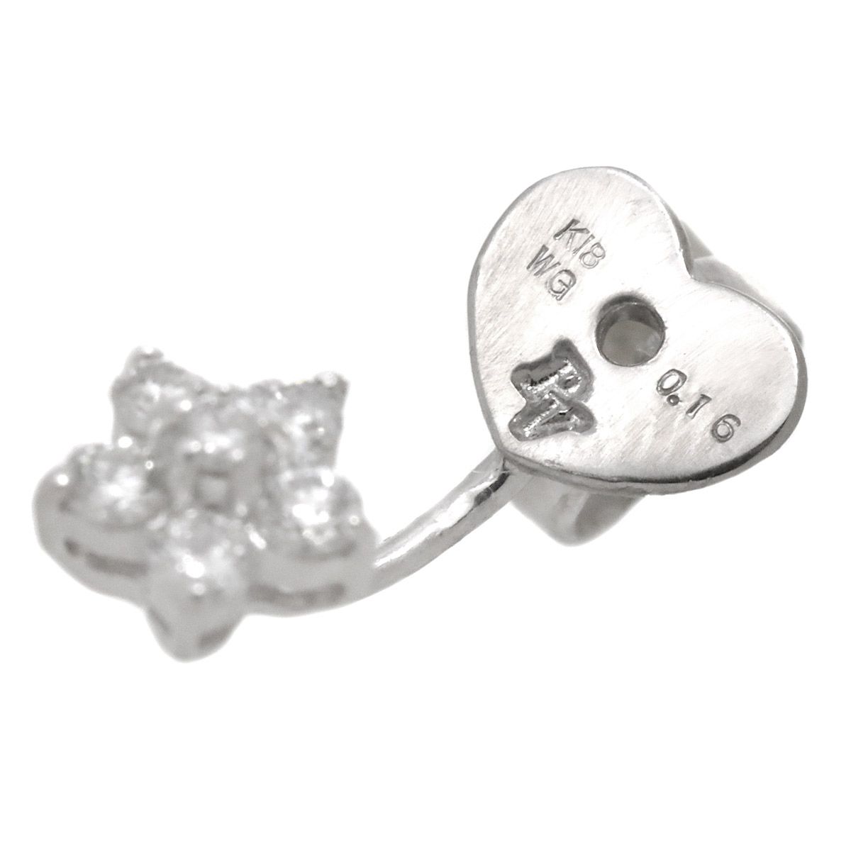 ポンテヴェキオ Ponte Vecchio ダイヤ 0.17ct/0.16ct ピアス K18
