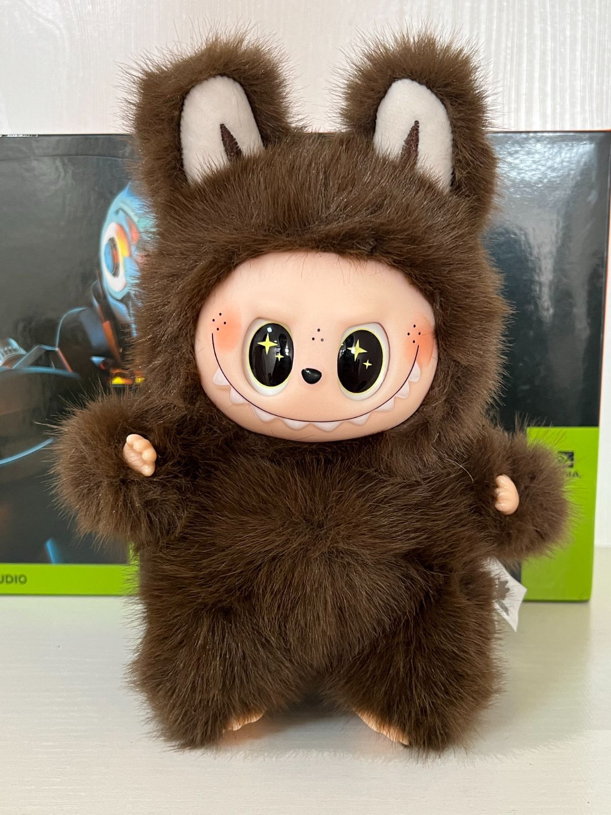 超人気 Zimomo 小首領 LABUBU 海外限定POPMART ぬいぐるみ