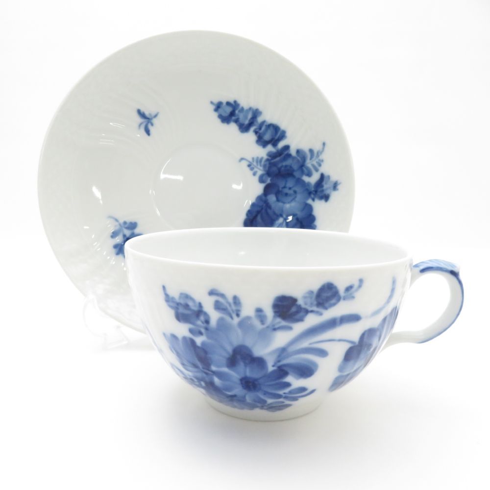 美品 ROYAL COPENHAGEN ロイヤルコペンハーゲン ブルーフラワーカーブ  