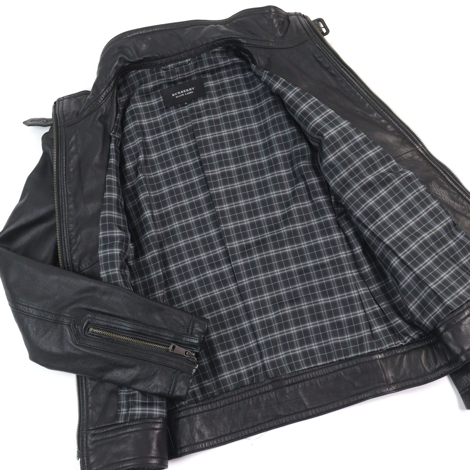 美品、春秋ブラックレーベルBurberry 美品○BURBERRY BLACK LABEL バーバリーブラックレーベル D1F06