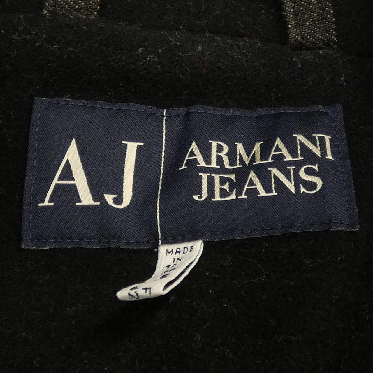 A|J ARMANI JEANS アルマーニ ジーンズ Pコート ピーコート vintage ARMANI JEANS leather half coat | NOIR ONLINE