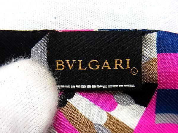 □新品□未使用□ BVLGARI ブルガリ ヘリテージ シルク100% シュシュ