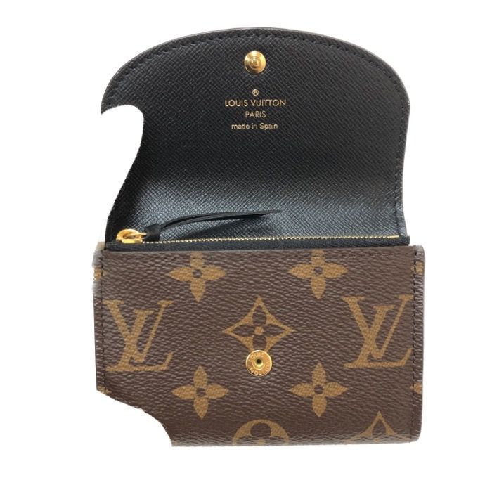 ルイ ヴィトン LOUIS VUITTON ポルトモネ ロザリ モノグラムリバース