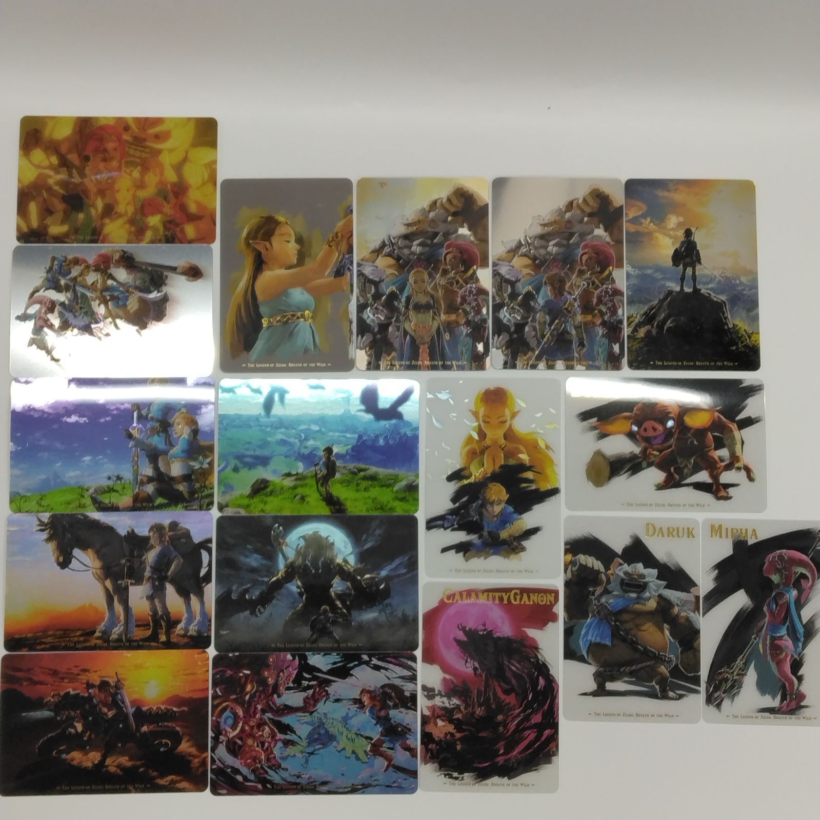 ゼルダの伝説 ブレス オブ ザ ワイルド カードキャンディ 17種 カード