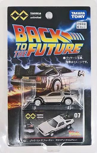 [Used] Tomica DeLorean Time Machine (Silver) “Back to the Future” Tomica Premium Unlimited 07