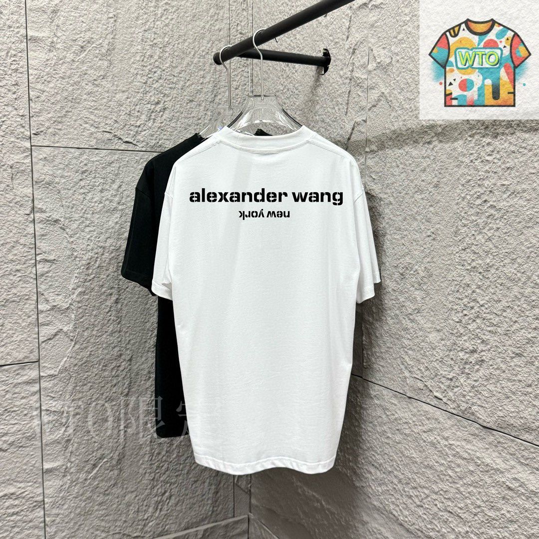 Alexander wang 刺繍ロゴTシャツ 今日特価】Alexander Wang WANG 刺繍プリント T - メルカリ