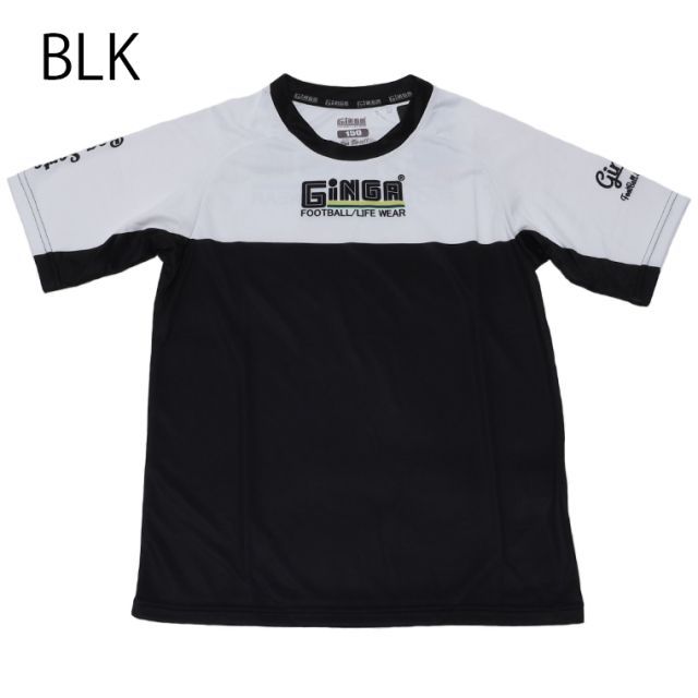 GINGA ジンガ　GG105193 ゲームシャツ プラシャツ Tシャツ ポリエステル100％　こども　サッカー　フットサル　スポーツ　吸汗速乾