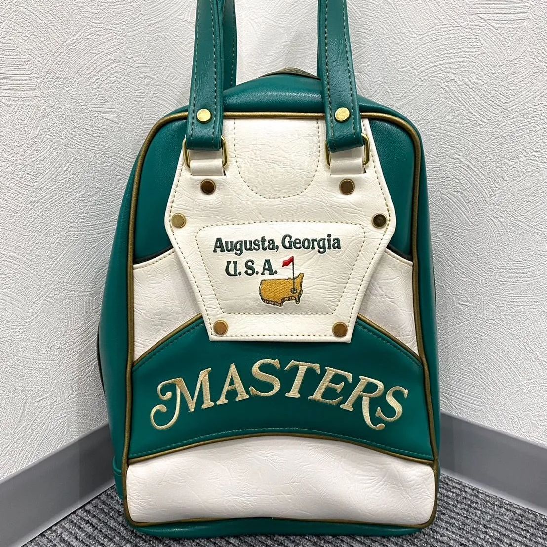 希少】MASTERS マスターズ ボストンバッグ ハンドバッグ ゴルフバッグ