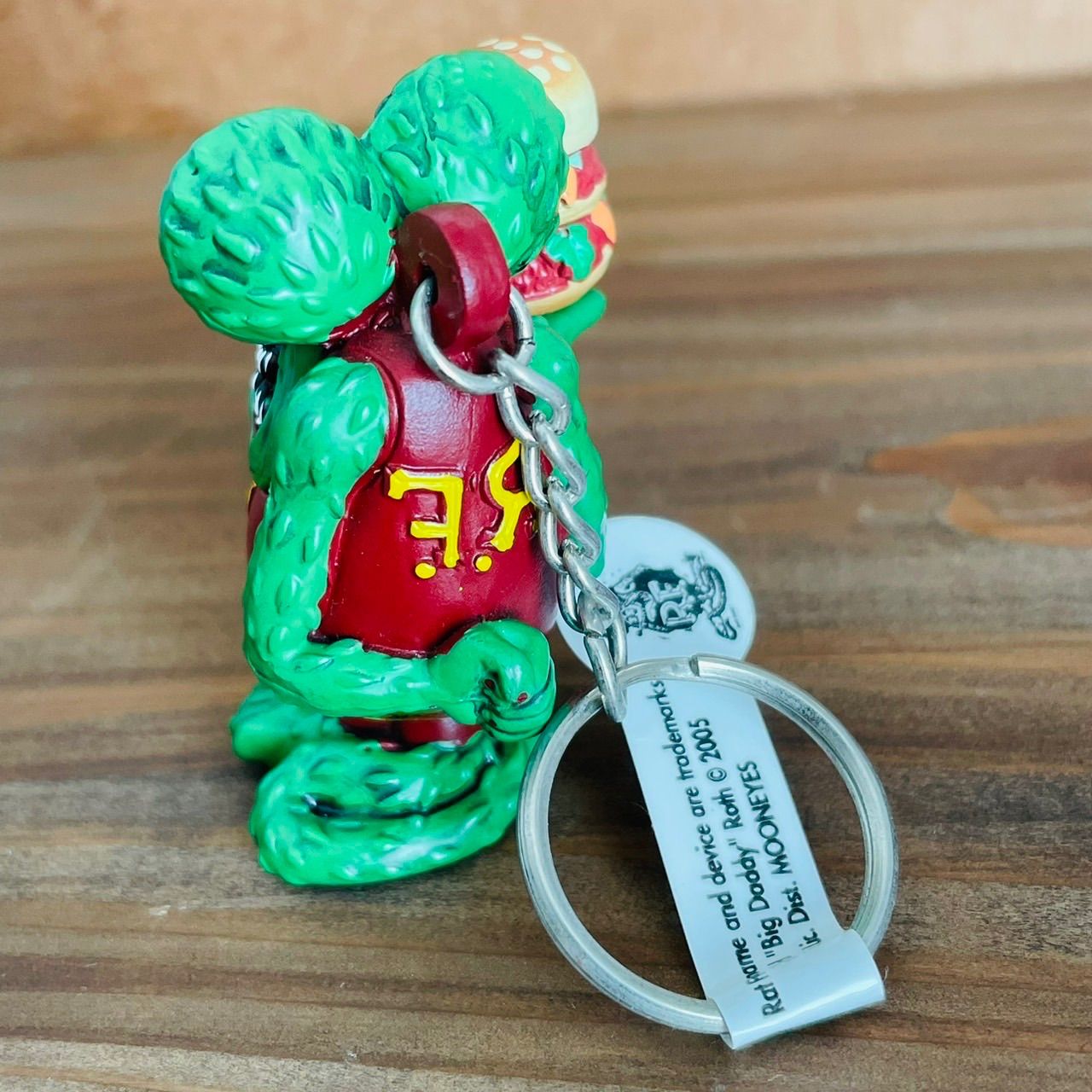 新品 🇺🇸 RatFink キーリング 【ハンバーガー】キーホルダー