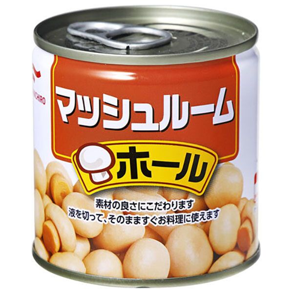 マルハニチロ マッシュルーム ホール 185g×24個入× 2ケース ｜ 缶詰 キノコ 缶切り不要