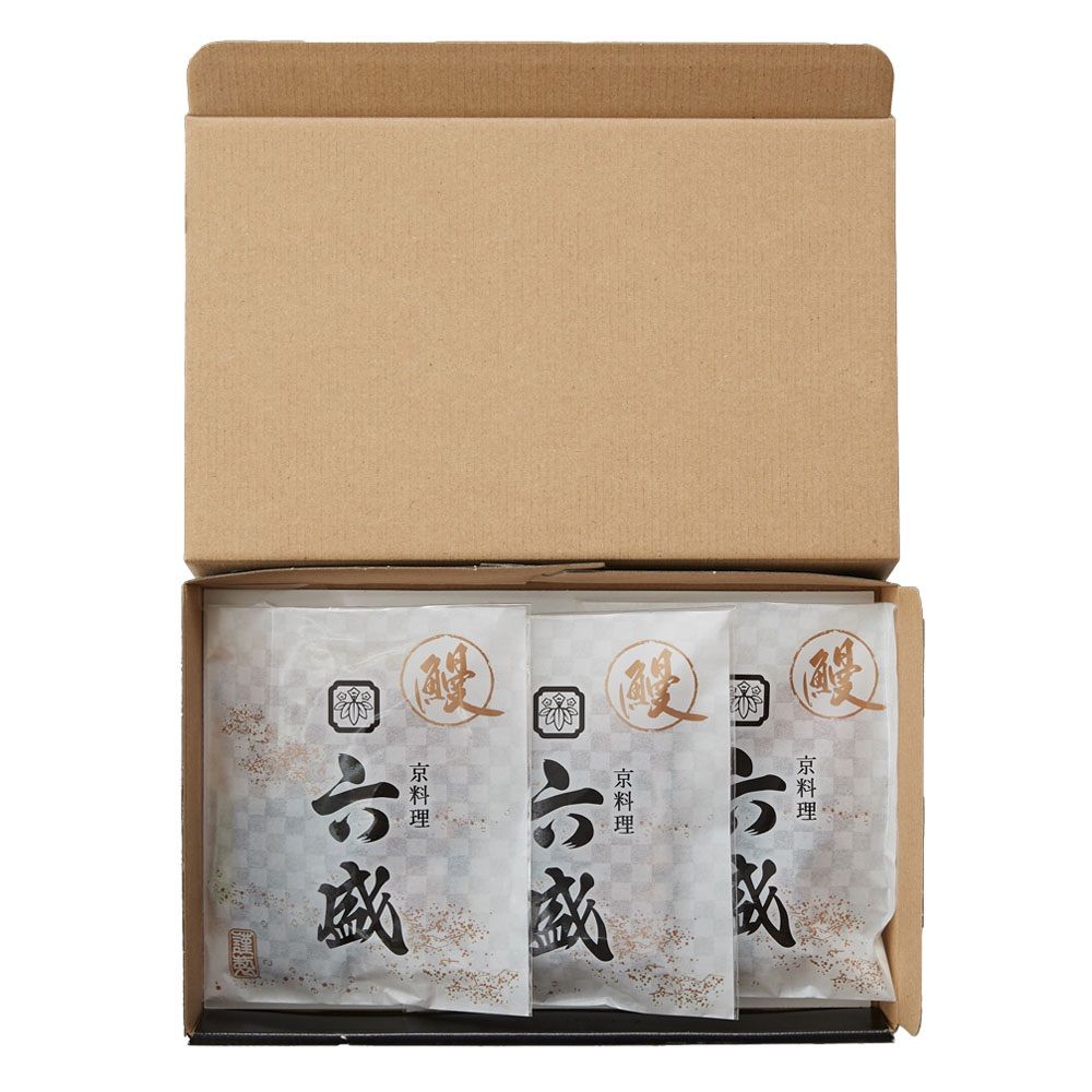 3650015  京都 「京料理六盛」 うなぎ蒲焼セット 80g×3-2