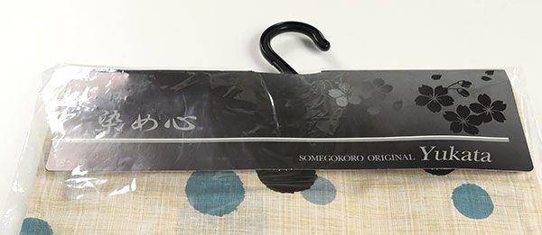 浴衣 綿麻160～170cm