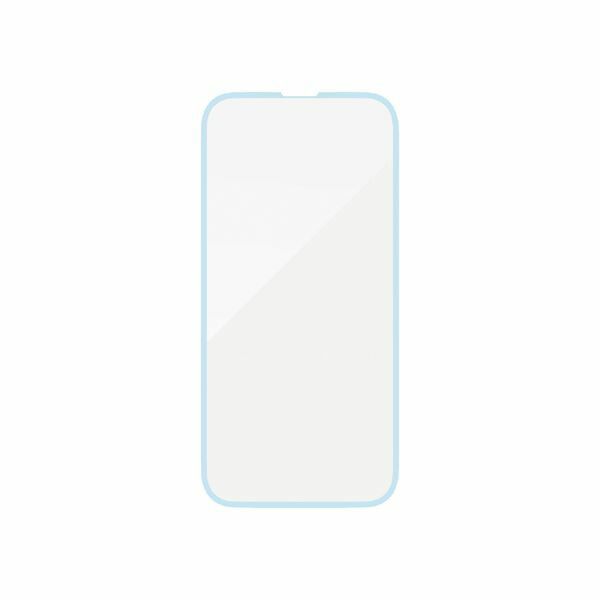 【新品・７営業日以内発送】ELECOM エレコム PM-A25SFLGFBU iPhone 16e ／ 14 ／ 13 ／ 13 Pro ガラスフィルム 高透明 全面保護 365日交換保証 表面硬度10H メタリックブルー PMA25S【沖縄離島販売不可】